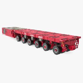 Mammoet Self-Propelled Modular Transporter 3D model
